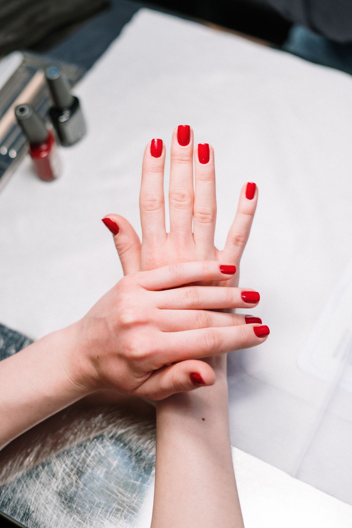 Nail service detail at Geneva Nail Spa, Metairie